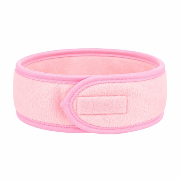 make-up-haarband-roze-van-Haarsoires Make-Up Haarband 8cm – Verstelbaar met Klittenband – Roze