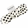 make-up-haarband-stippenprint-wit-op-displaykaart-van-Haarsoires Make-Up Haarband – Stippenprint – Teddy met Strik – Wit