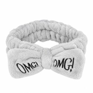 Make-Up Haarband – Teddy met Strik – Grijs