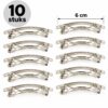 DIY Haarspeld Patentspeld 6cm – Zilver – 10 Stuks