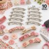 DIY Haarspeld Patentspeld 6cm – Zilver – 10 Stuks