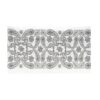 MF_5 Haarband Multifunctioneel 45x25cm - Paisleyprint - Wit