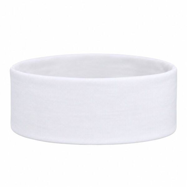 haarband-9cm-effen-kleur-wit-van-Haarsoires Haarband Stof 9cm - Effen Kleur - Wit