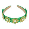 haarband-diadeem-bloemen-facetstenen-groen-van-Haarsoires Haarband Diadeem - Bloemen - Facetstenen - Groen