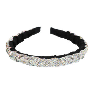 haarband-diadeem-wave-glitter-steentjes-zwart-zilver-van-Haarsoires Haarband Diadeem - Wave - Glitter Steentjes - Zwart Zilver