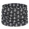 Haarband Multifunctioneel 45x25cm - Ankerprint - Grijs
