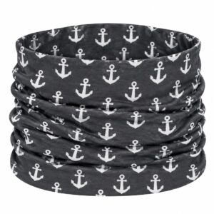 haarband-multifunctioneel-ankerprint-grijs-van-Haarsoires Haarband Multifunctioneel 45x25cm - Ankerprint - Grijs