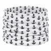 haarband-multifunctioneel-ankerprint-wit-van-Haarsoires Haarband Multifunctioneel 45x25cm - Ankerprint - Wit