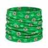 haarband-multifunctioneel-bloemenprint-groen-van-Haarsoires Haarband Multifunctioneel 45x25cm - Bloemenprint - Groen Wit