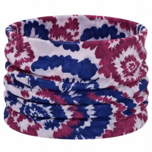 Haarband Multifunctioneel 45x25cm - Bloemenprint - Paars