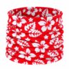 haarband-multifunctioneel-bloemenprint-rood-van-Haarsoires Haarband Multifunctioneel 45x25cm - Bloemenprint - Wit Rood