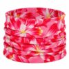 Haarband Multifunctioneel 45x25cm - Bloemenprint - Roze
