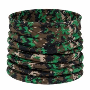 Haarband Multifunctioneel 45x25cm - Camouflageprint - Groen