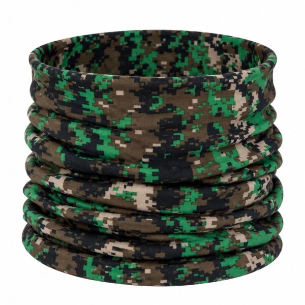 haarband-multifunctioneel-camouflageprint-groen-van-Haarsoires Haarband Multifunctioneel 45x25cm - Camouflageprint - Groen