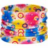 Haarband Multifunctioneel 45x25cm - Cirkelprint - Multicolor
