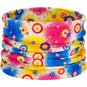 Haarband Multifunctioneel 45x25cm - Cirkelprint - Multicolor