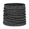 haarband-multifunctioneel-cirkelprint-zwart-van-Haarsoires Haarband Multifunctioneel 45x25cm - Cirkelprint - Zwart