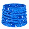 haarband-multifunctioneel-druppelprint-blauw-van-Haarsoires Haarband Multifunctioneel 45x25cm - Druppelprint - Blauw