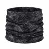 haarband-multifunctioneel-geometrische-print-grijs-zwart-van-Haarsoires Haarband Multifunctioneel 45x25cm - Grafische Print - Grijs Zwart