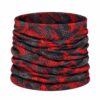 haarband-multifunctioneel-geometrische-print-rood-grijs-van-Haarsoires Haarband Multifunctioneel 45x25cm - Grafische Print - Rood Grijs