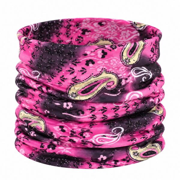 haarband-multifunctioneel-paisleyprint-roze-van-Haarsoires Haarband Multifunctioneel 45x25cm - Paisleyprint - Roze
