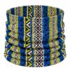 Haarband Multifunctioneel 45x25cm - Ibiza Print - Blauw Geel
