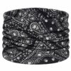 haarband-multifunctioneel-schedelprint-zwart-van-Haarsoires Haarband Multifunctioneel 45x25cm - Schedelprint - Zwart
