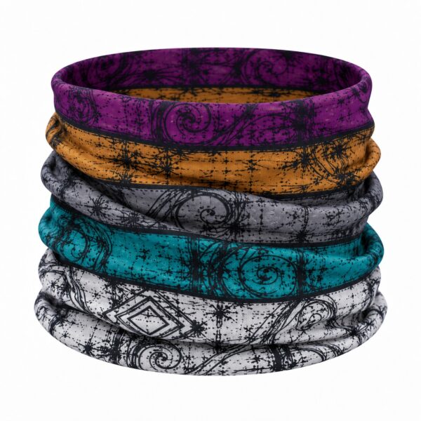 haarband-multifunctioneel-streepprint-bruin-multicolor-van-Haarsoires Haarband Multifunctioneel 45x25cm - Streepprint - Bruin Multicolor
