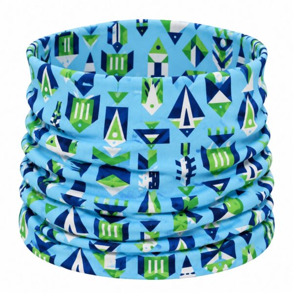haarband-multifunctioneel-vissenprint-blauw-van-Haarsoires Haarband Multifunctioneel 45x25cm - Vissenprint - Blauw