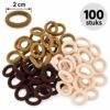 haarelastieken-2cm-bruin-beige-creme-100stuks-van-Haarsoires Haarelastiekjes Mini 2cm - Endless – Bruin Beige Creme - 100 Stuks