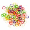 Haarelastiekjes Mini 2cm - Wit Groen Oranje Roze Paars - 250 Stuks