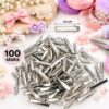 haarklemmen-DIY-3,5cm-100-stuks-sfeerbeeld-van-Haarsoires DIY Haarklemmetjes Recht 3,5cm – Metaal – Zilver – 100 Stuks