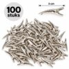 haarklemmen-gebogen-DIY-3cm-100-stuks-van-Haarsoires DIY Haarklemmetjes Gebogen 3cm – Metaal – Zilver – 100 Stuks