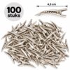 haarklemmen-gebogen-DIY-4,5cm-100-stuks-van-Haarsoires DIY Haarklemmetjes Gebogen 4,5cm – Metaal – Zilver – 100 Stuks