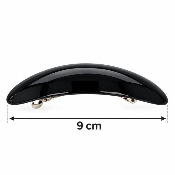 haarspeld-9cm-ovaal-glans-zwart-9cm-van-Haarsoires Patentspeld 9cm - Ovaal Model – Glanzend – Zwart