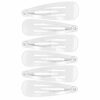Klikklak Haarspeldjes 5cm - Effen - Wit - 6 Stuks