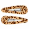 klikklak-haarspeldjes-7cm-panterprint-bruin-lichtbruin-van-Haarsoires Haarspeld Klikklak 7cm - Panterprint - Bruin Lichtbruin - 2 Stuks