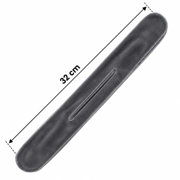 knotrolband-32cm-velvet-grijs-van-Haarsoires Knotrolband 32cm – Hulpmiddel voor Knot – Velvet – Grijs