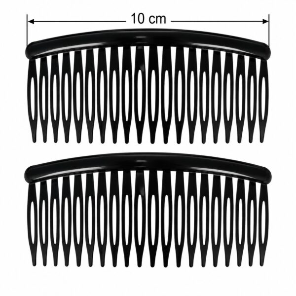 opsteekkammen-10cm-grove-tanden-zwart-van-Haarsoires Opsteekkammen 10cm - Grove Tanden - Zwart - 2 Stuks