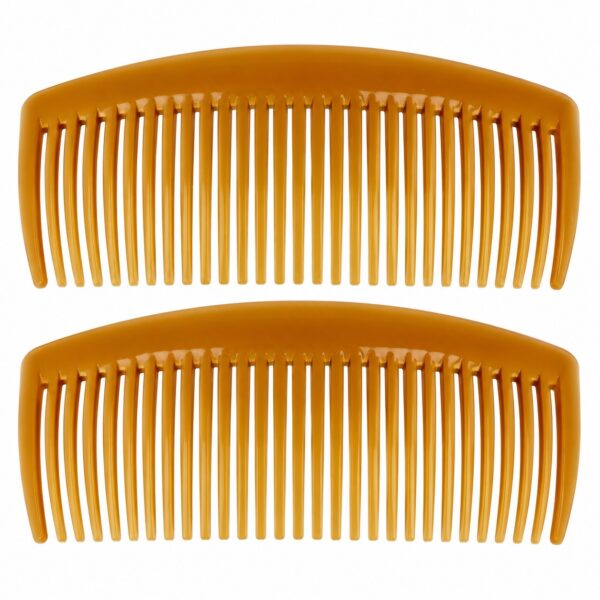 opsteekkammen-11cm-fijne-tanden-bruin-van-Haarsoires Opsteekkammen 11cm - Fijne Tanden - Bruin - 2 Stuks