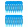 opsteekkammen-4cm-blauw-van-Haarsoires Opsteekkammen 4cm - Grove Tanden - Blauw - 2 Stuks