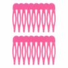 opsteekkammen-4cm-roze-van-Haarsoires Opsteekkammen 4cm - Grove Tanden - Roze - 2 Stuks