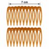 opsteekkammen-7cm-grove-tanden-bruin-2stuks-van-Haarsoires Opsteekkammen 7cm - Grove Tanden - Bruin - 2 Stuks
