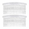opsteekkammen-8cm-grove-tanden-transparant-van-Haarsoires Opsteekkammen 8cm – Grove Tanden – Transparant – 2 Stuks