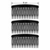opsteekkammen-8cm-grove-tanden-zwart-3stuks-van-Haarsoires Opsteekkammen 8cm - Grove Tanden - Zwart - 3 Stuks