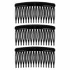 opsteekkammen-8cm-grove-tanden-zwart-van-Haarsoires Opsteekkammen 8cm - Grove Tanden - Zwart - 3 Stuks
