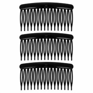 opsteekkammen-8cm-grove-tanden-zwart-van-Haarsoires Opsteekkammen 8cm - Grove Tanden - Zwart - 3 Stuks