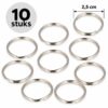 sleutelringen-2,5cm-zilver-10-stuks-van-Haarsoires DIY Sleutelringen 2,5cm – Sleutelhangers – Metaal – Zilver – 10 Stuks