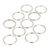 sleutelringen_13 DIY Sleutelringen 2,5cm – Sleutelhangers – Metaal – Zilver – 10 Stuks